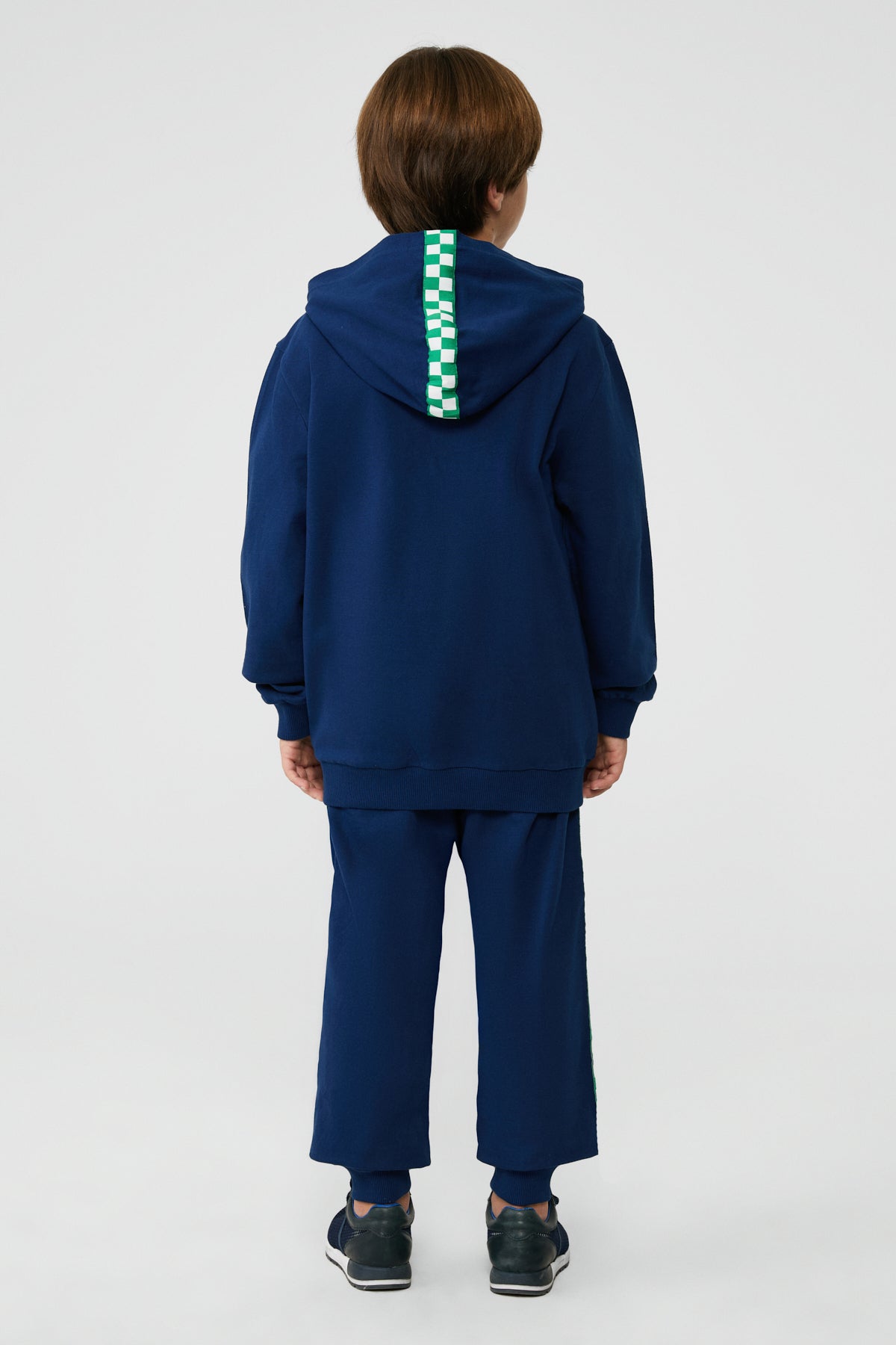 Boy Navy Blue Tracksuit Top
