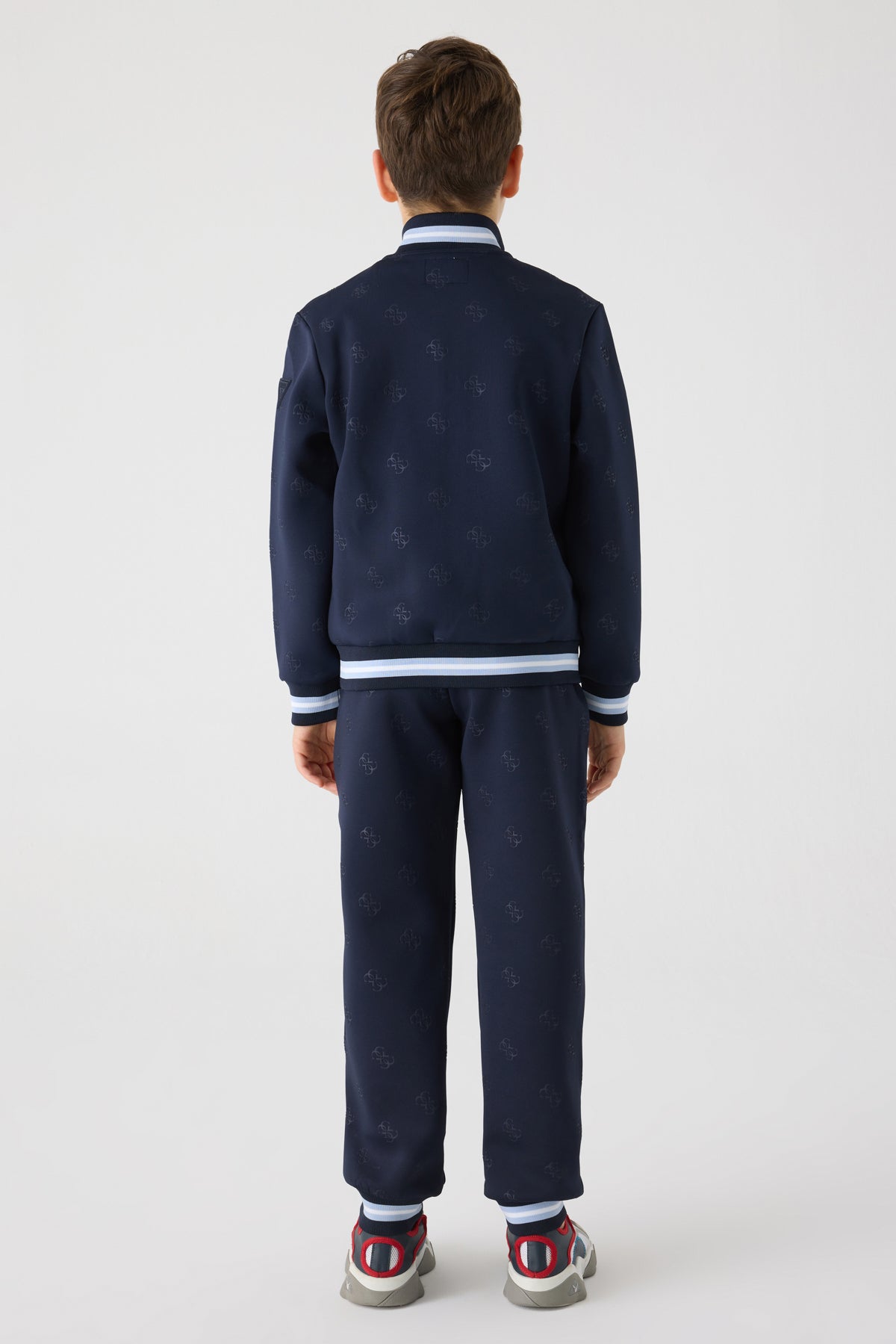 Boy Navy Blue Tracksuit Top