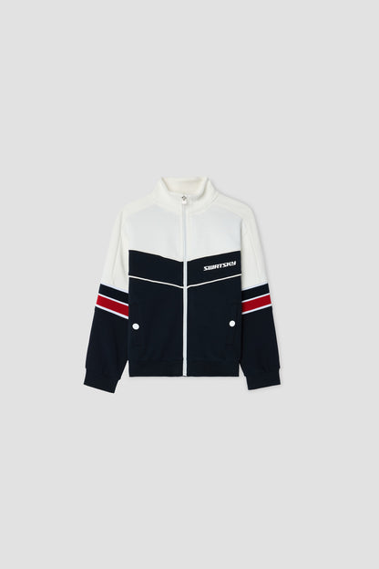 Boy Navy Blue Tracksuit Top