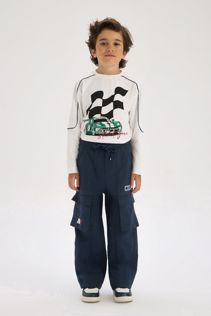 Boy Navy Blue Trousers