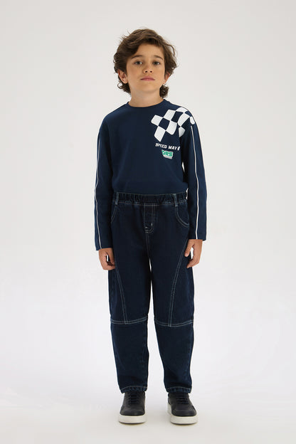 Boy Navy Blue Trousers