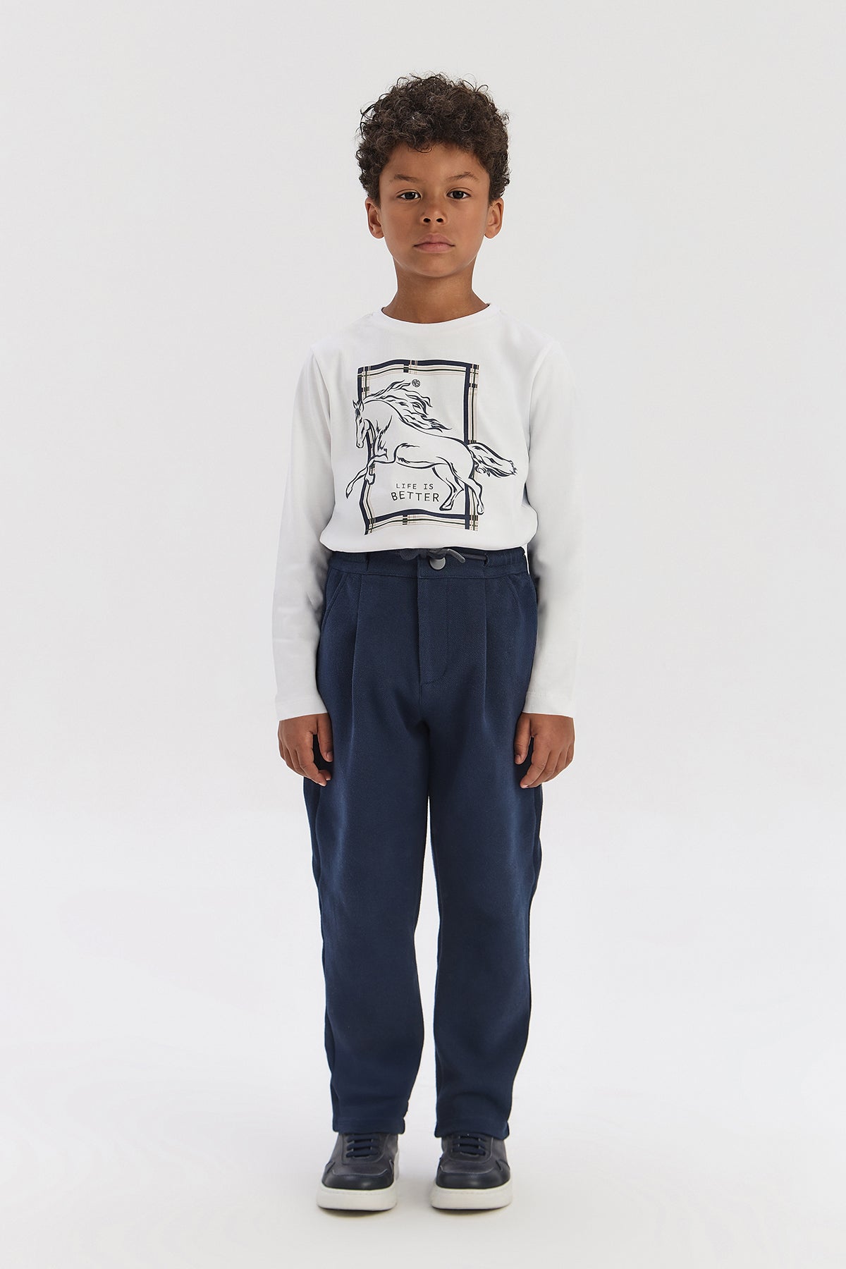 Boy Navy Blue Trousers