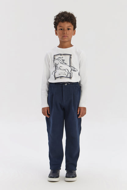 Boy Navy Blue Trousers