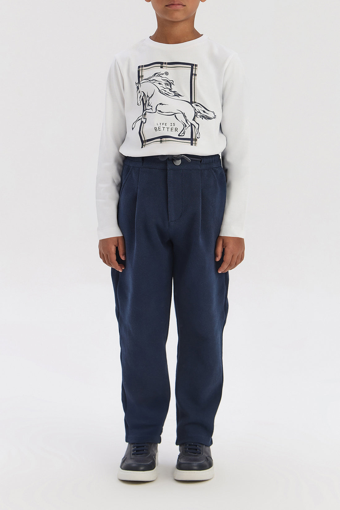 Boy Navy Blue Trousers