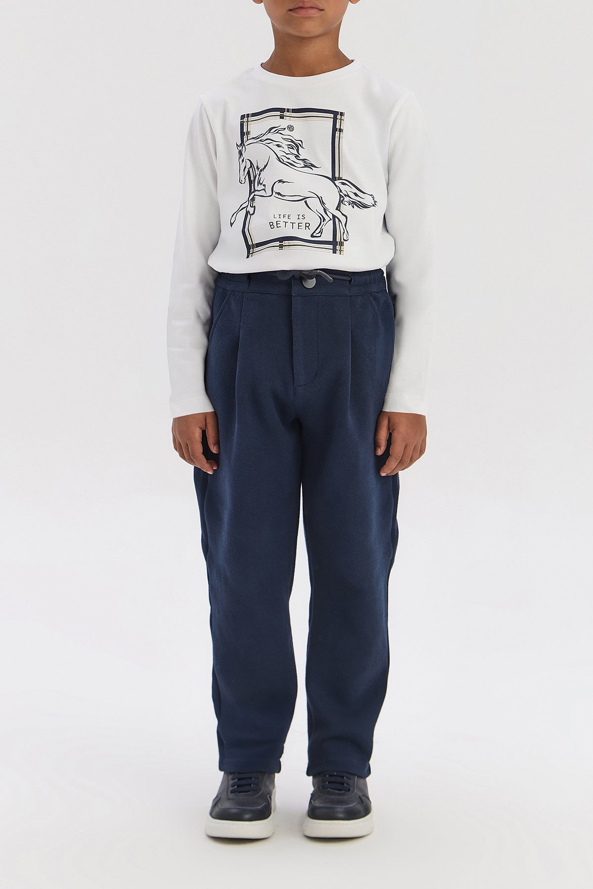 Boy Navy Blue Trousers