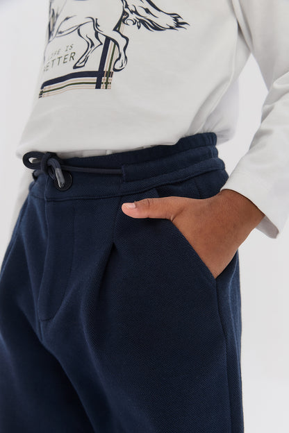 Boy Navy Blue Trousers