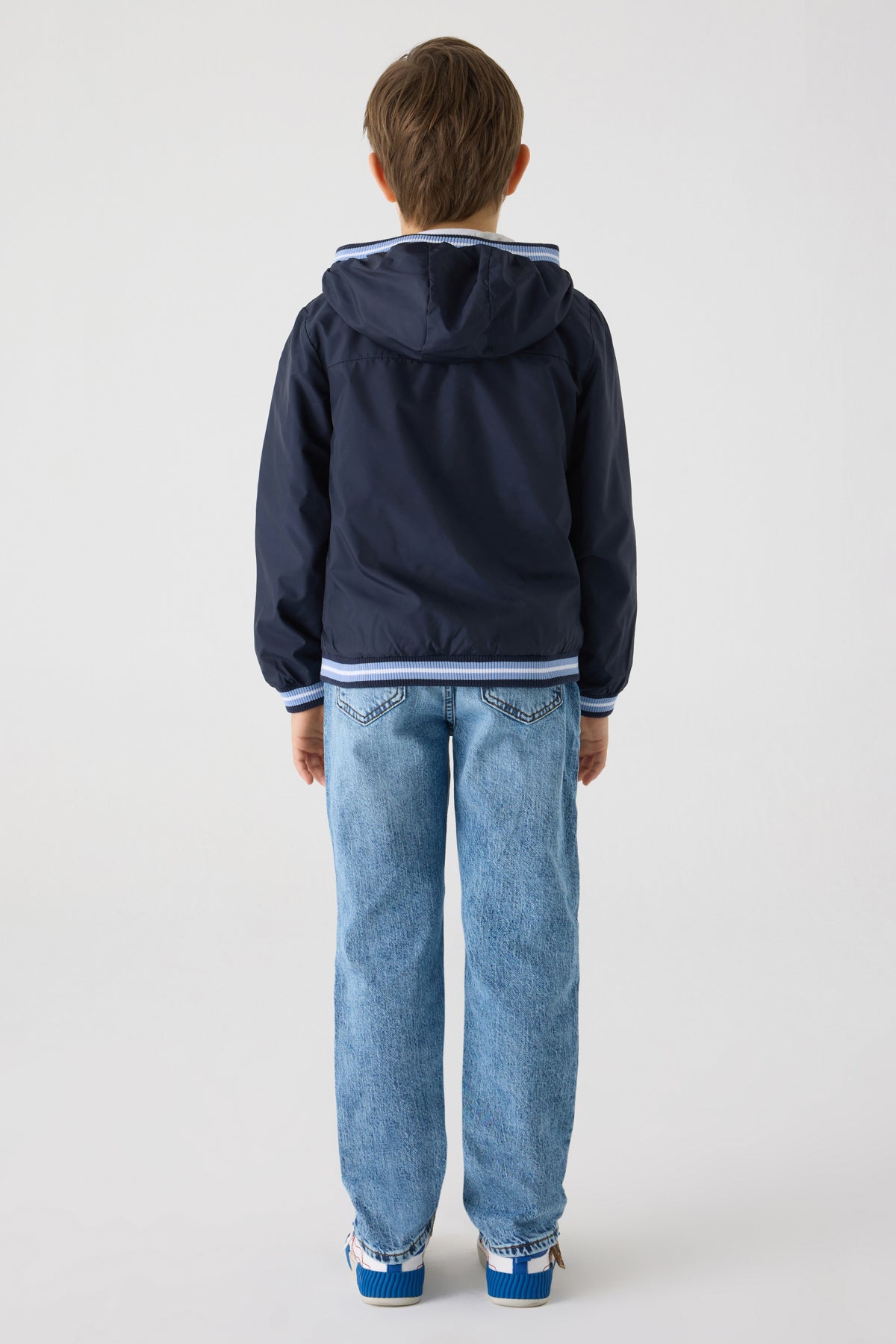 Boy Navy Blue Windbreaker