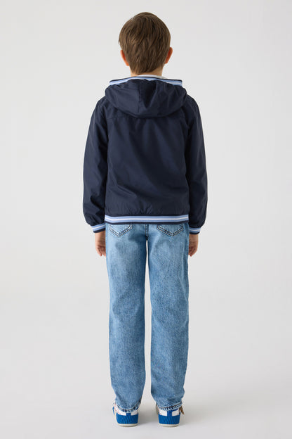 Boy Navy Blue Windbreaker