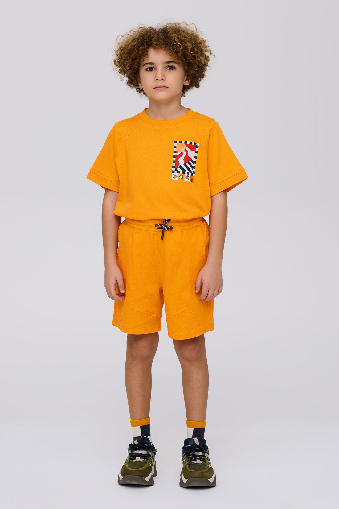 Boy Orange Shorts