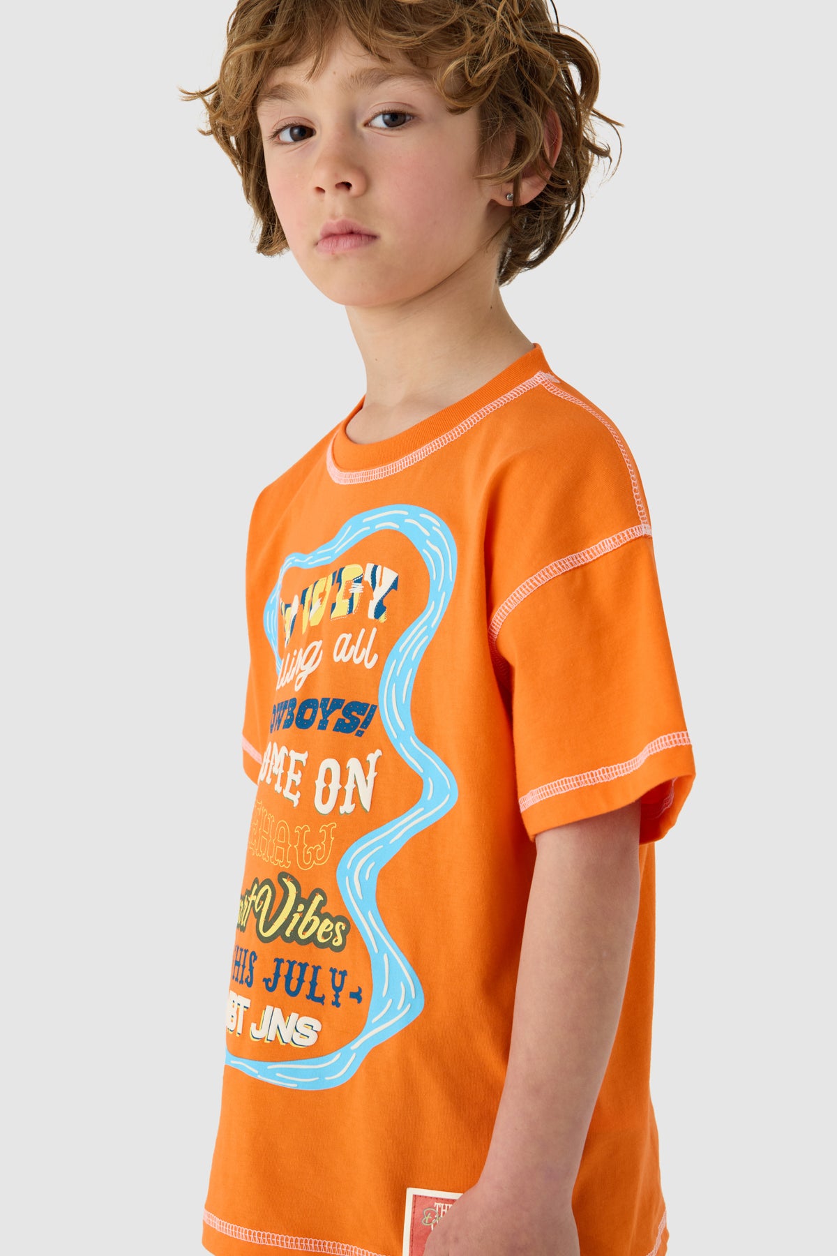 Boy Orange Tshirt