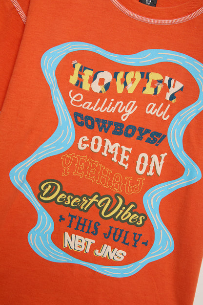 Boy Orange Tshirt