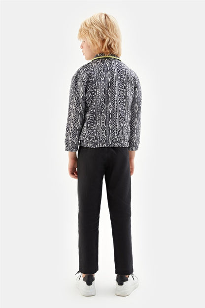 Boy Patterned Jacket - BgStore