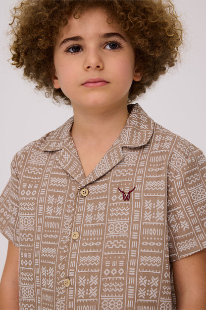 Boy Patterned Shirt