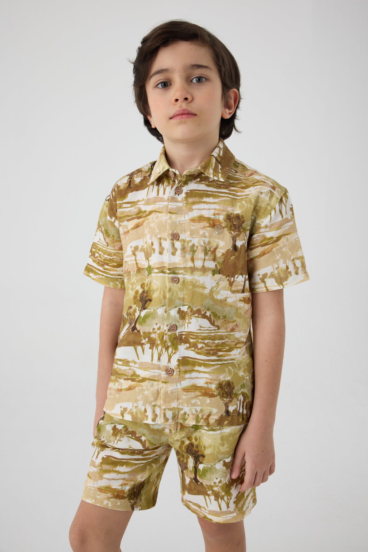 Boy Patterned Shirt