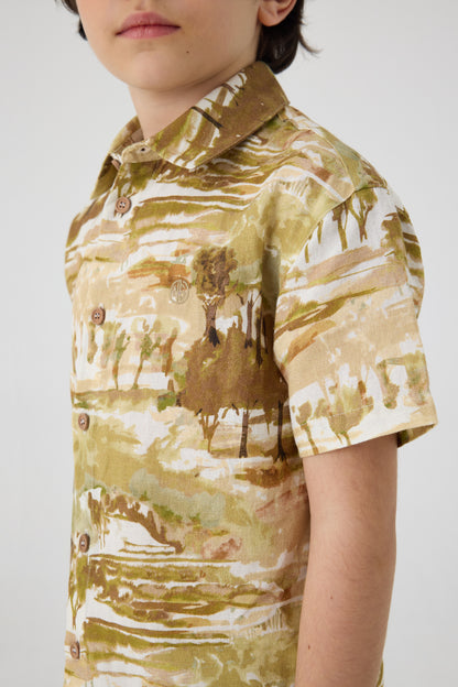 Boy Patterned Shirt