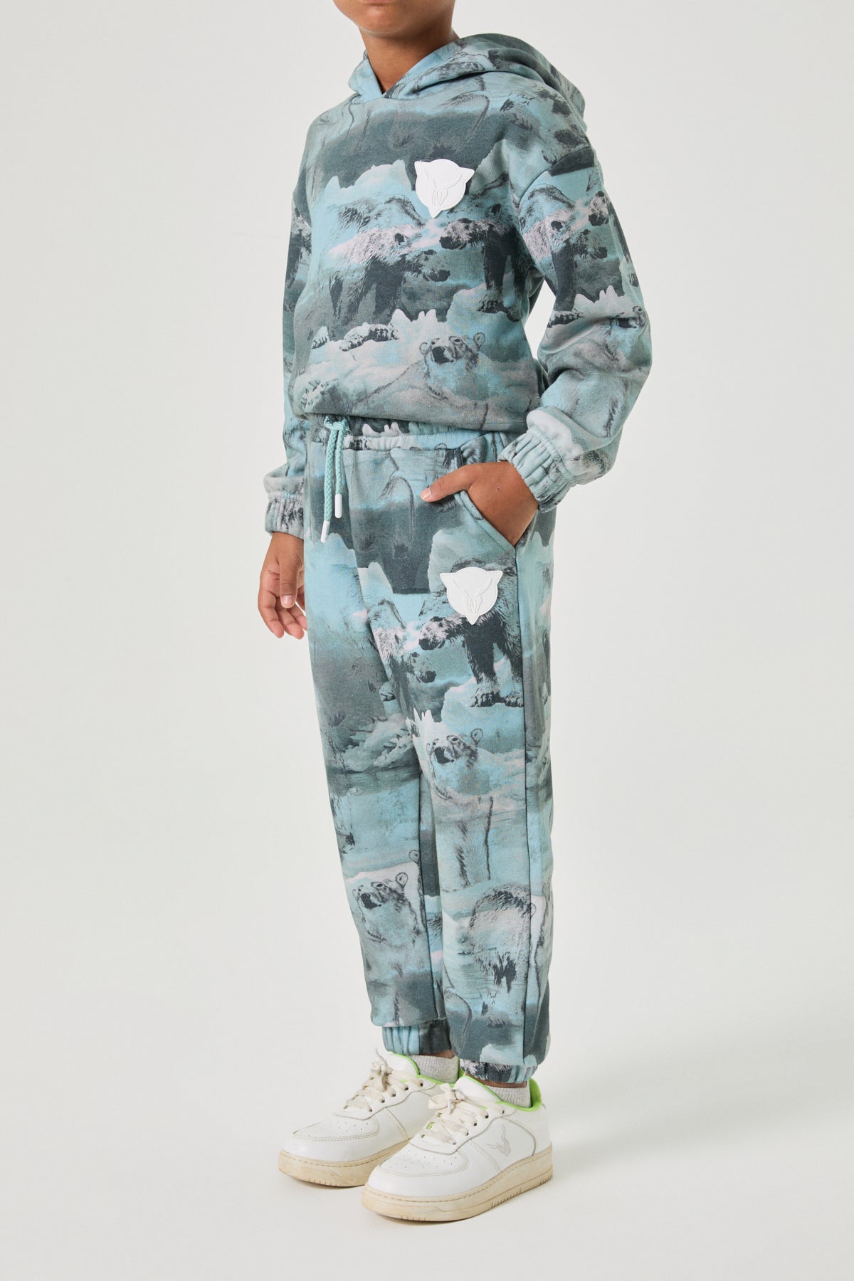 Boy Patterned Tracksuit Bottom