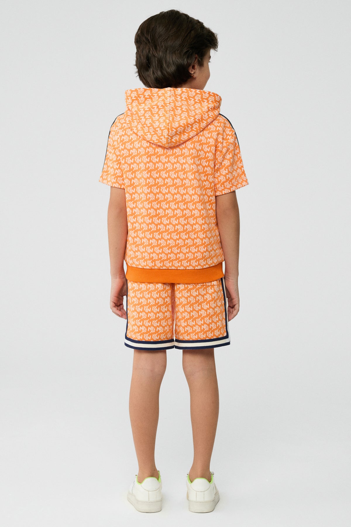 Boy Patterned Tracksuit Top
