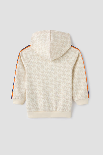 Boy Patterned Tracksuit Top