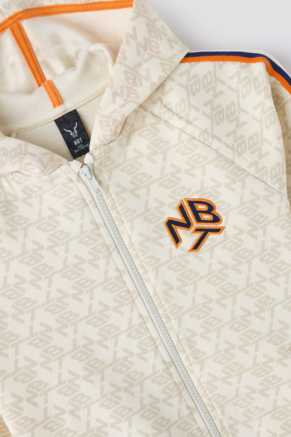 Boy Patterned Tracksuit Top