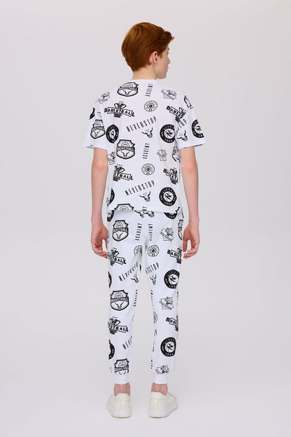 Boy Patterned Tshirt