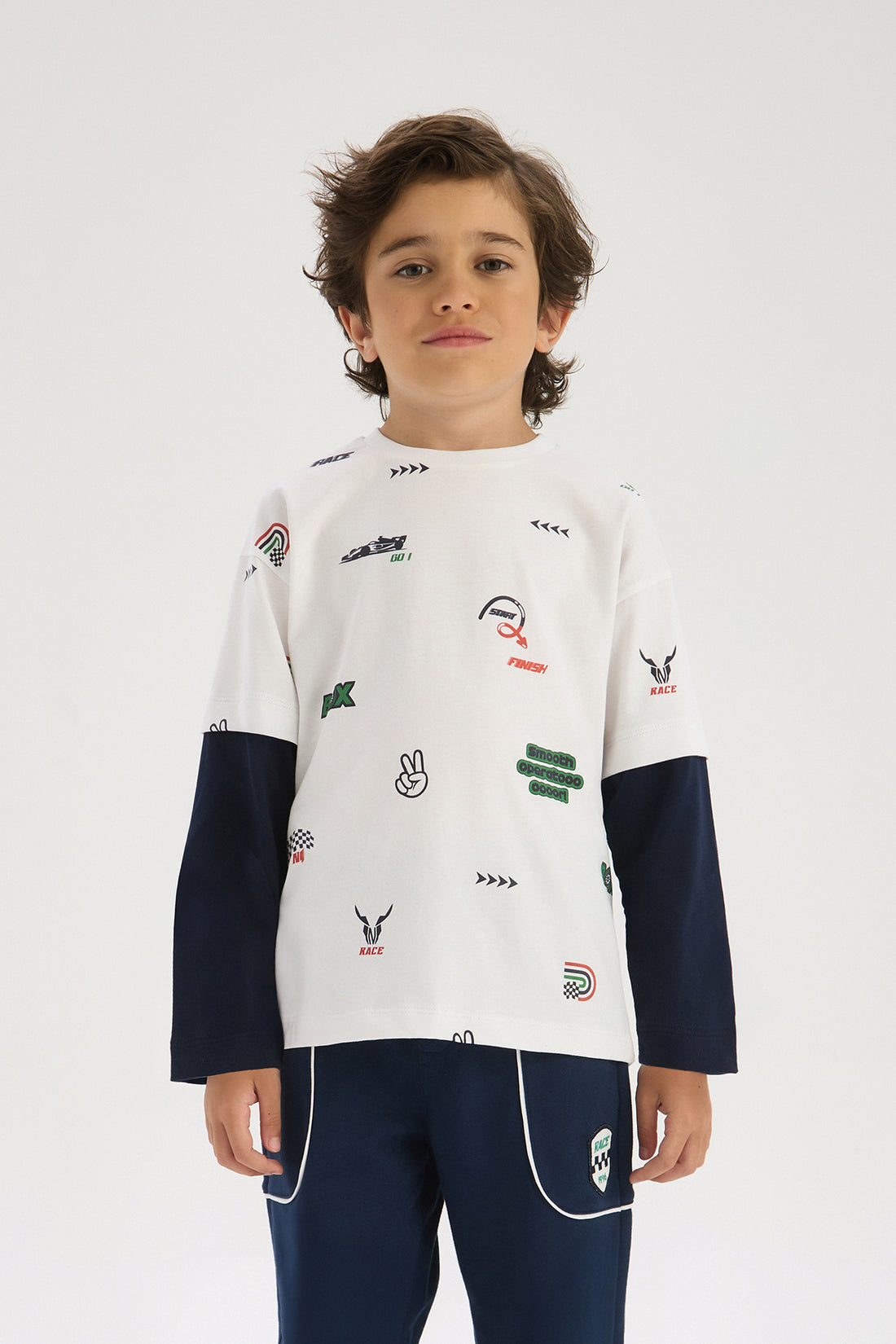Boy Patterned Tshirt