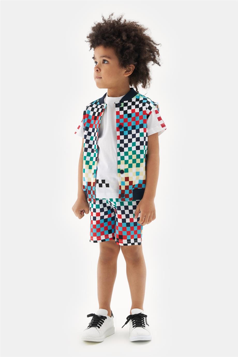 Boy Patterned Vest - BgStore