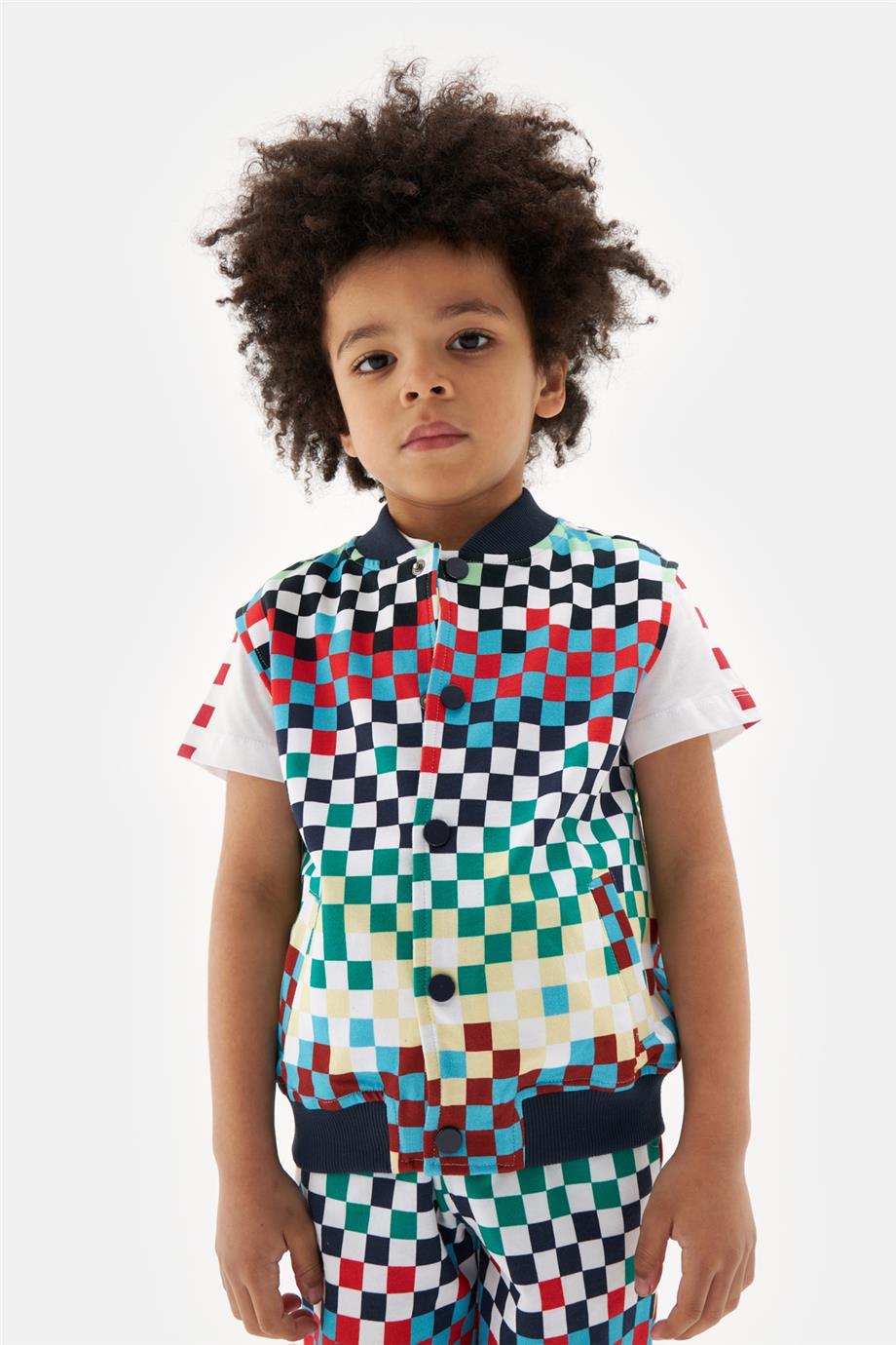 Boy Patterned Vest - BgStore