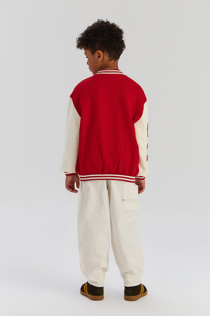 Boy Red Jacket