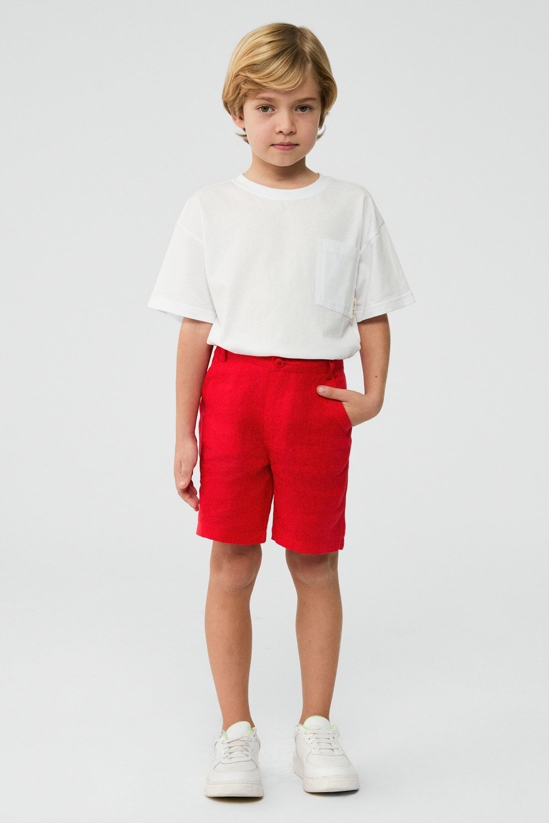 Boy Red Shorts