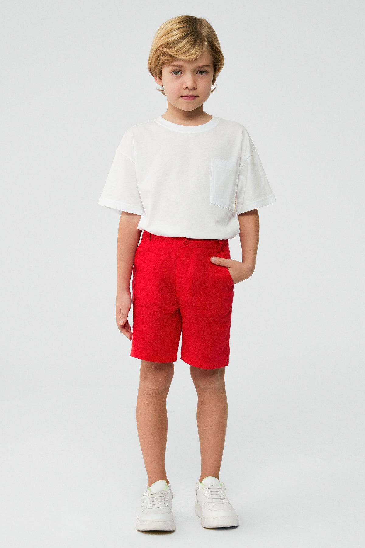 Boy Red Shorts