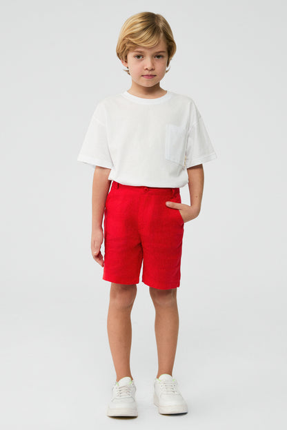 Boy Red Shorts