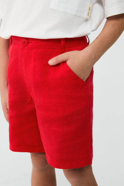 Boy Red Shorts
