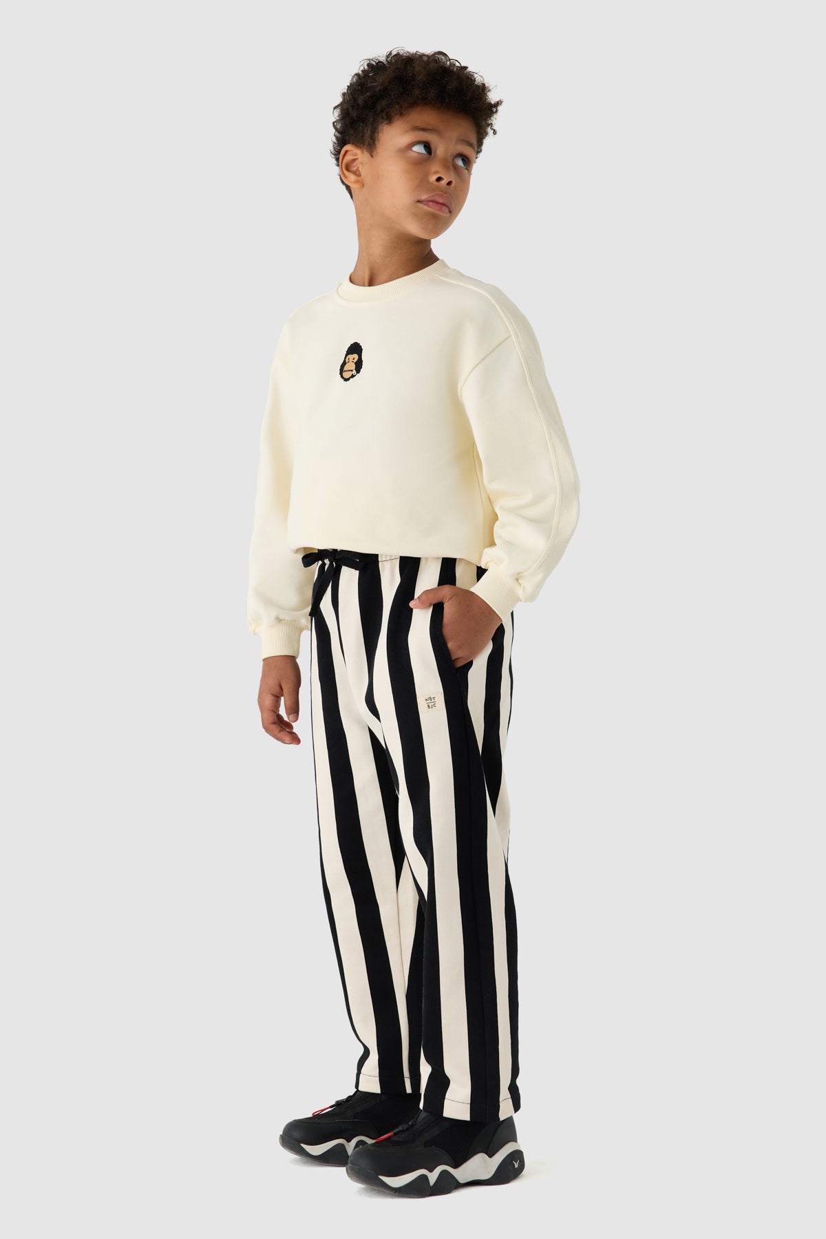 Boy Striped Tracksuit Bottom
