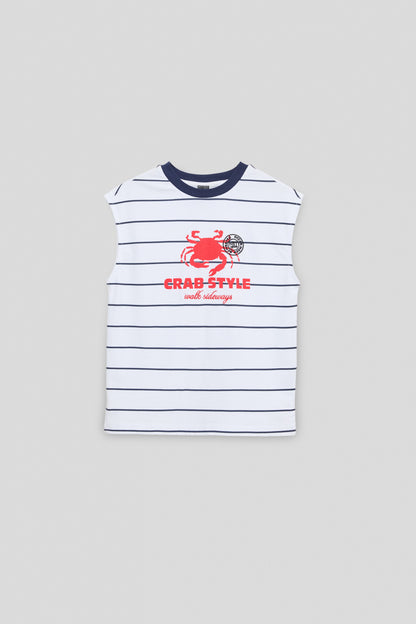 Boy Striped Undershirt