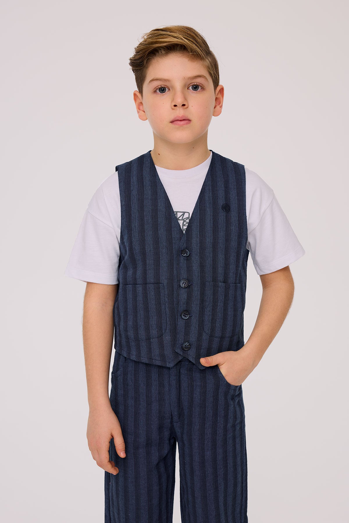 Boy Striped Vest