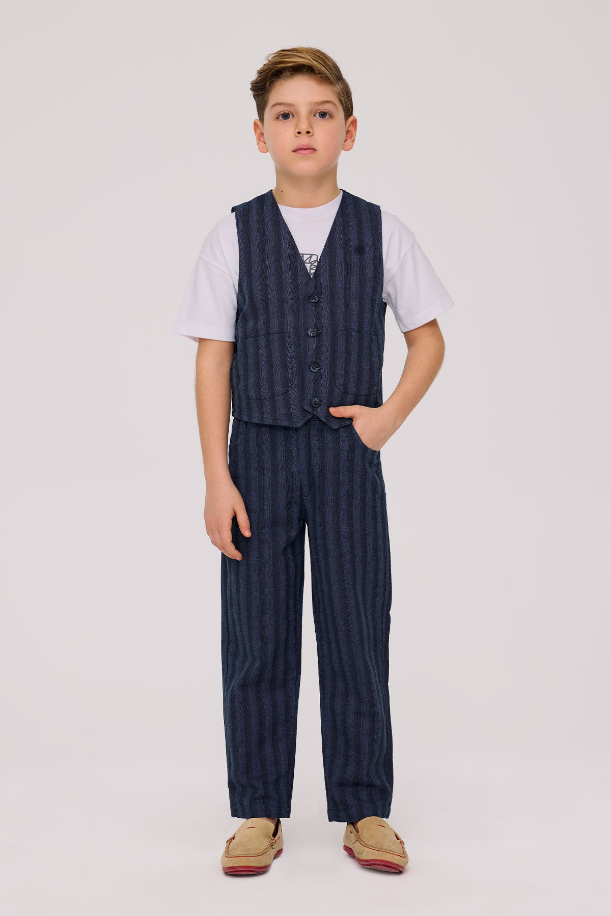 Boy Striped Vest
