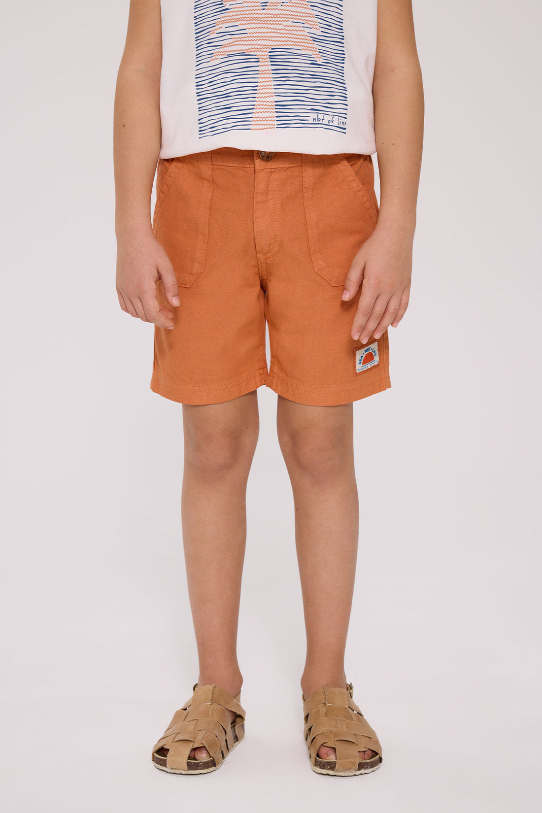 Boy Tile Red Shorts