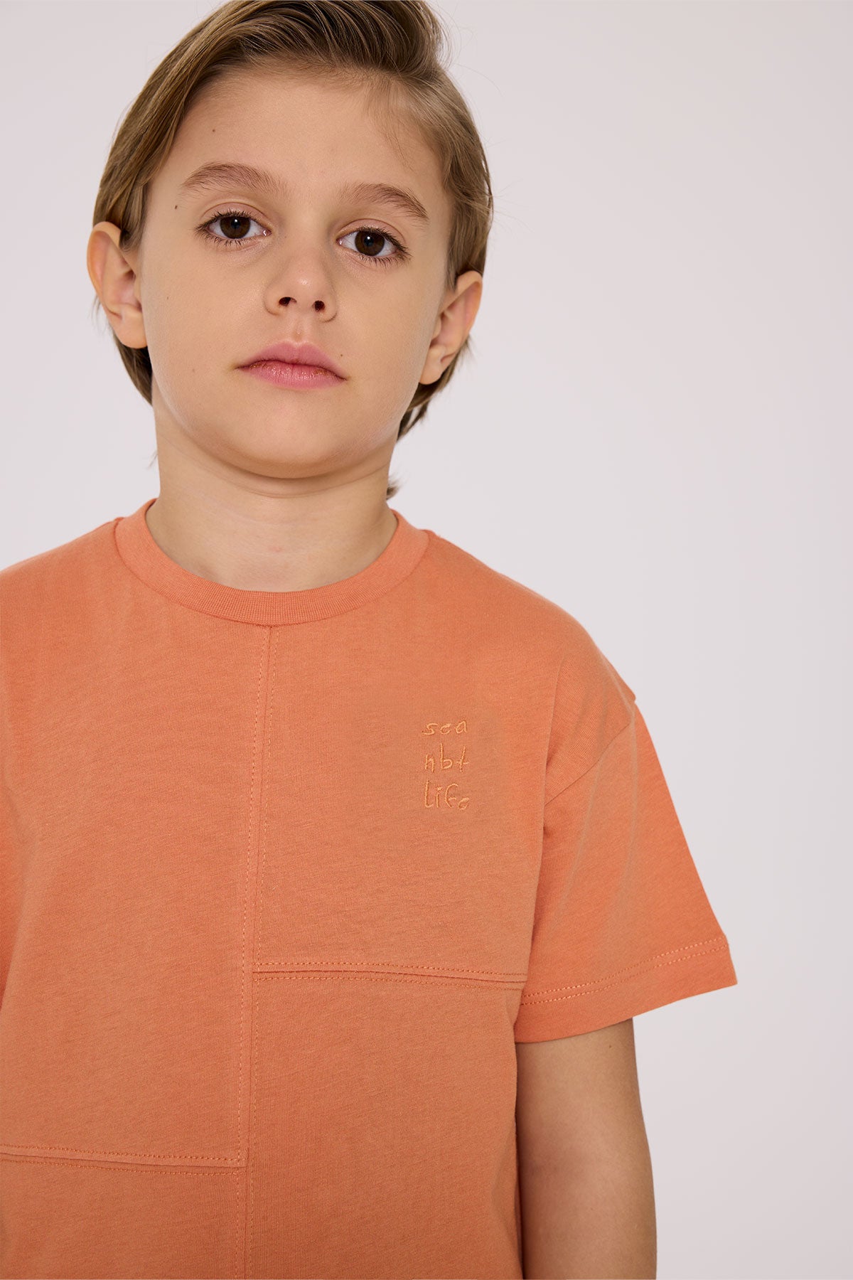Boy Tile Red Tshirt