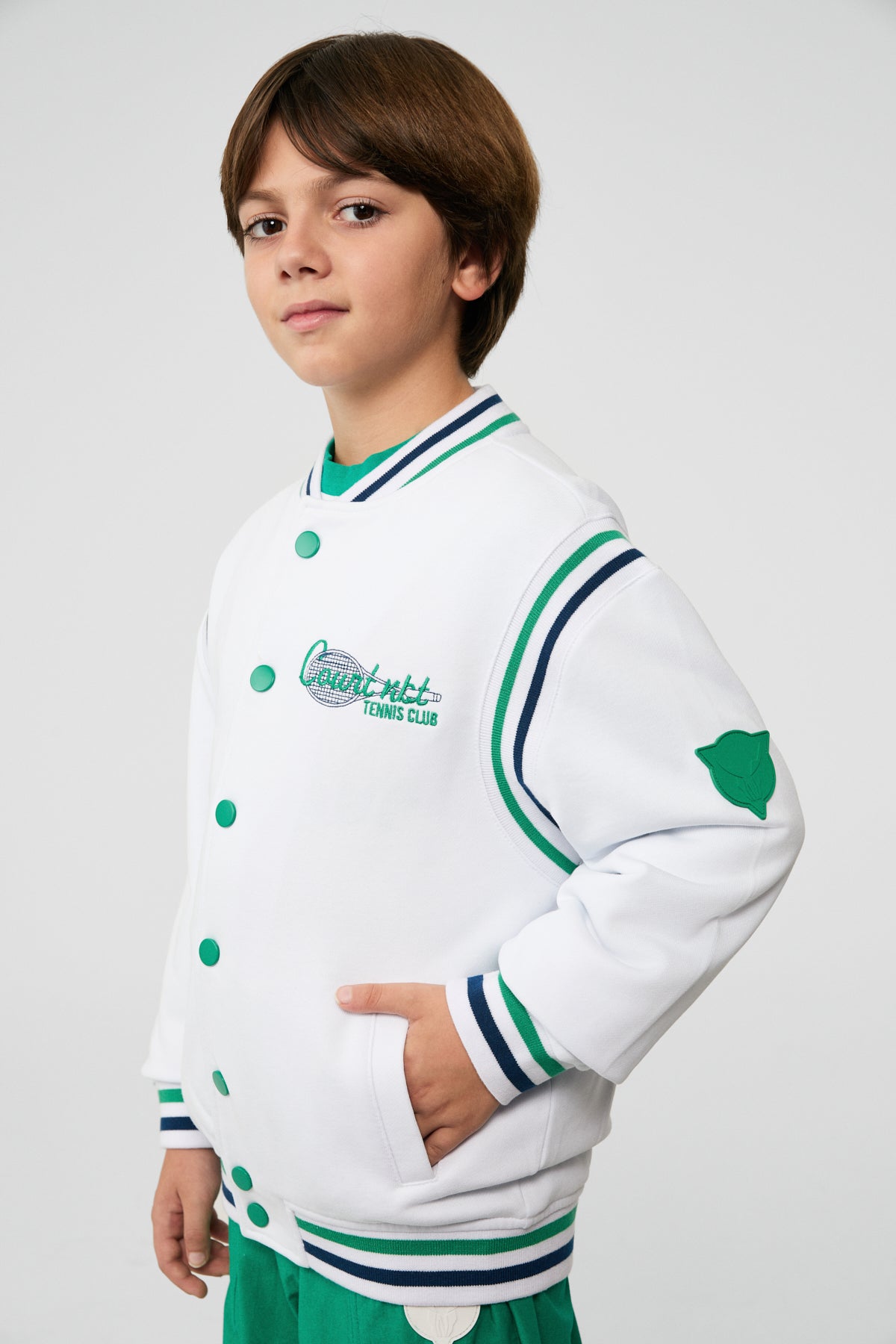 Boy White Jacket