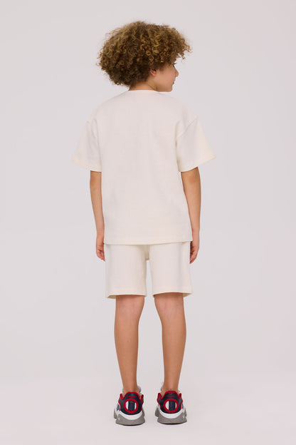 Boy White Pajama Set