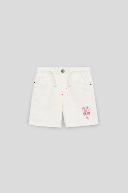 Boy White Shorts