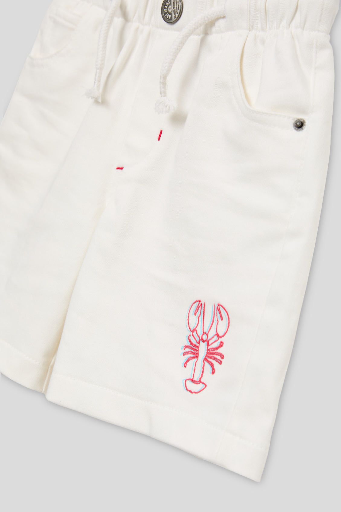 Boy White Shorts