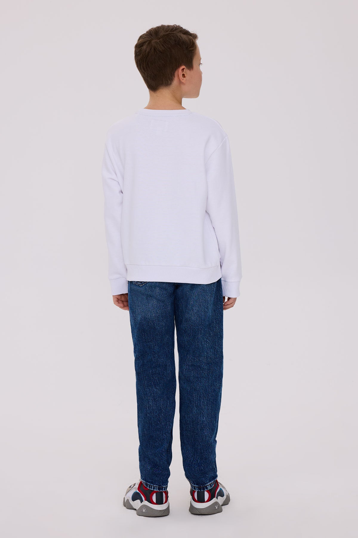 Boy White Sweatshirt