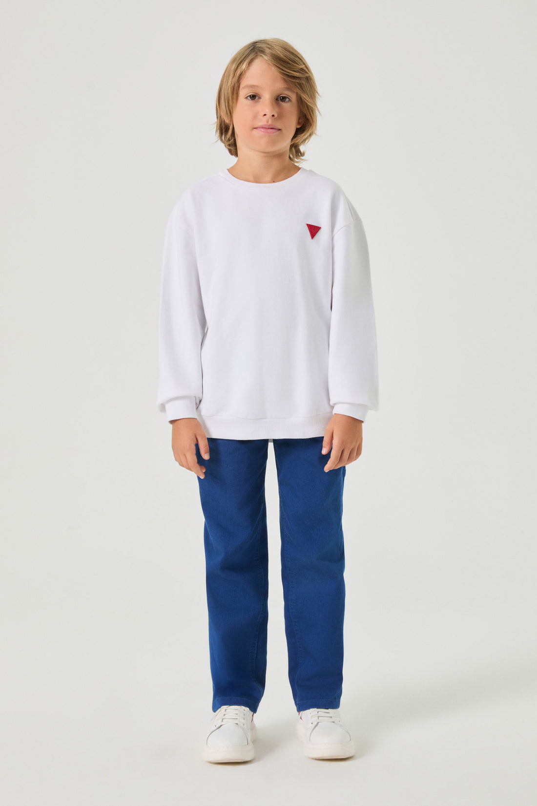 Boy White Sweatshirt
