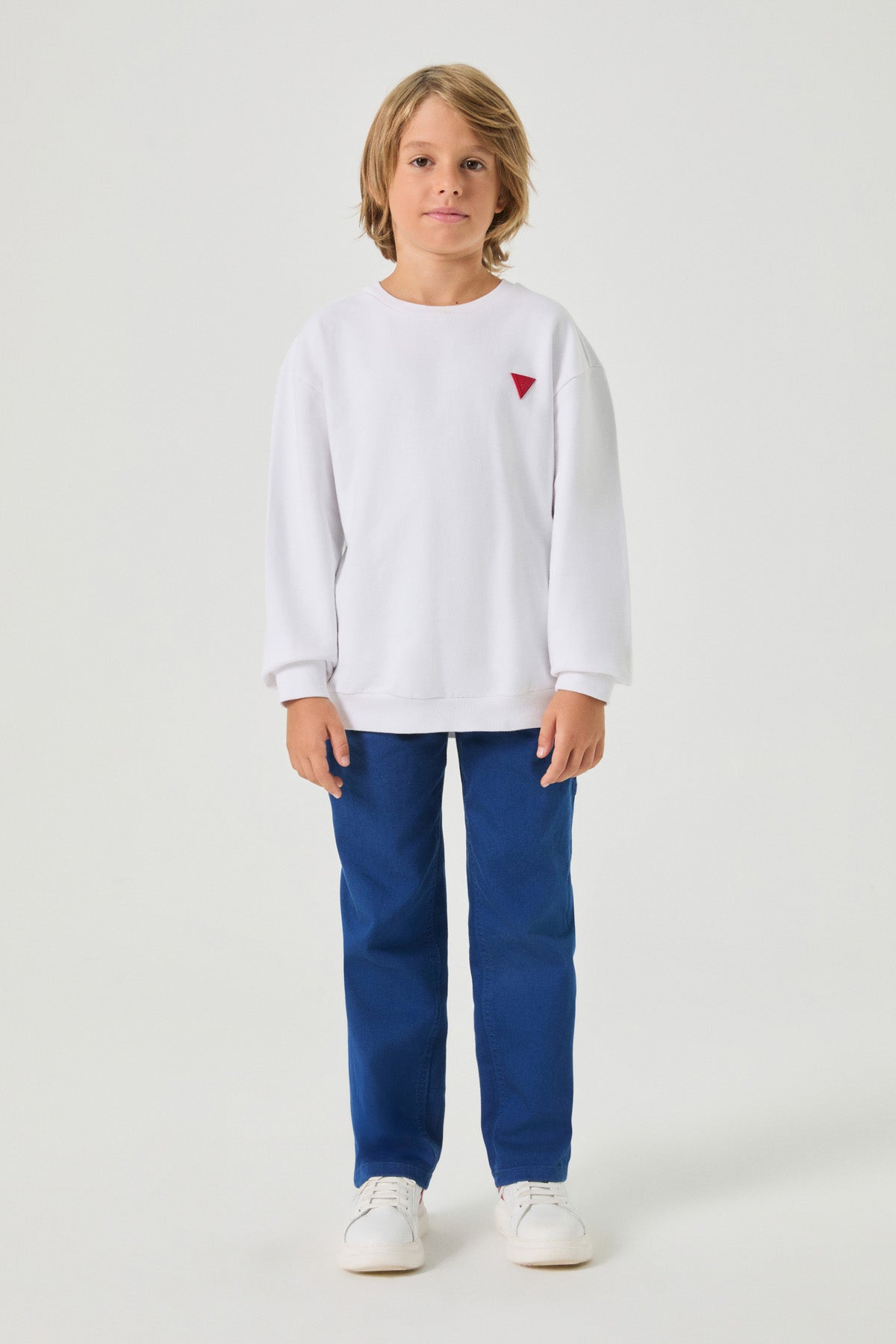 Boy White Sweatshirt