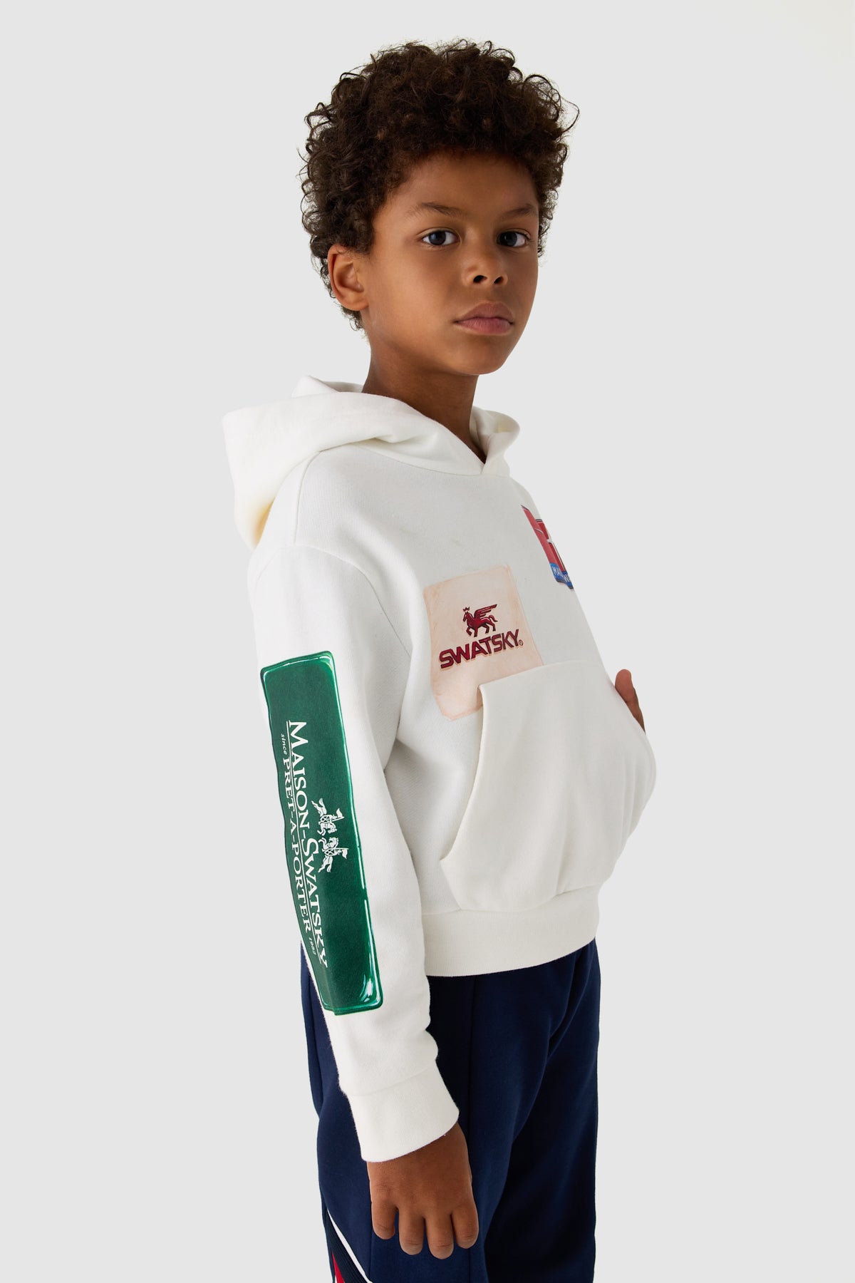 Boy White Sweatshirt