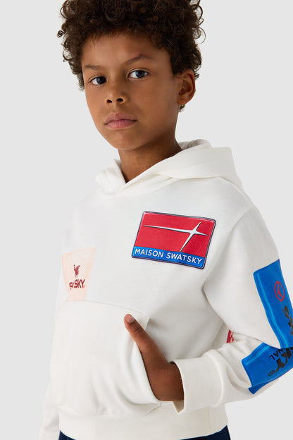 Boy White Sweatshirt