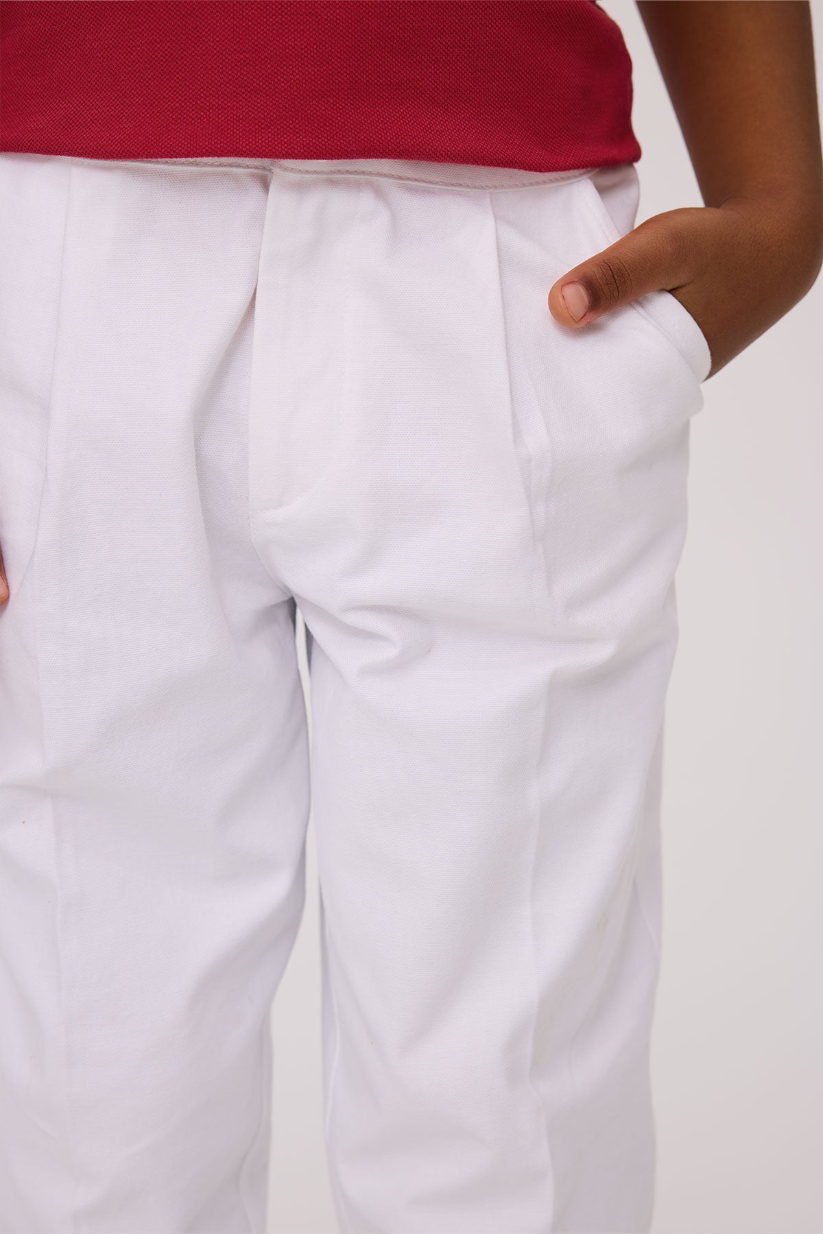 Boy White Trousers