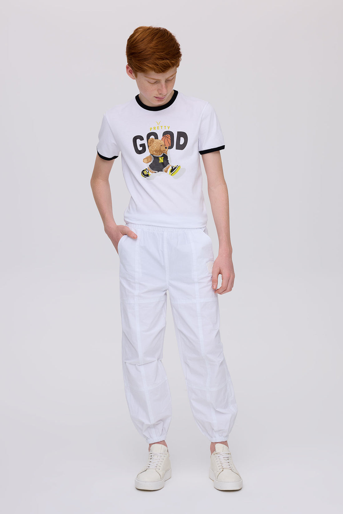 Boy White Trousers