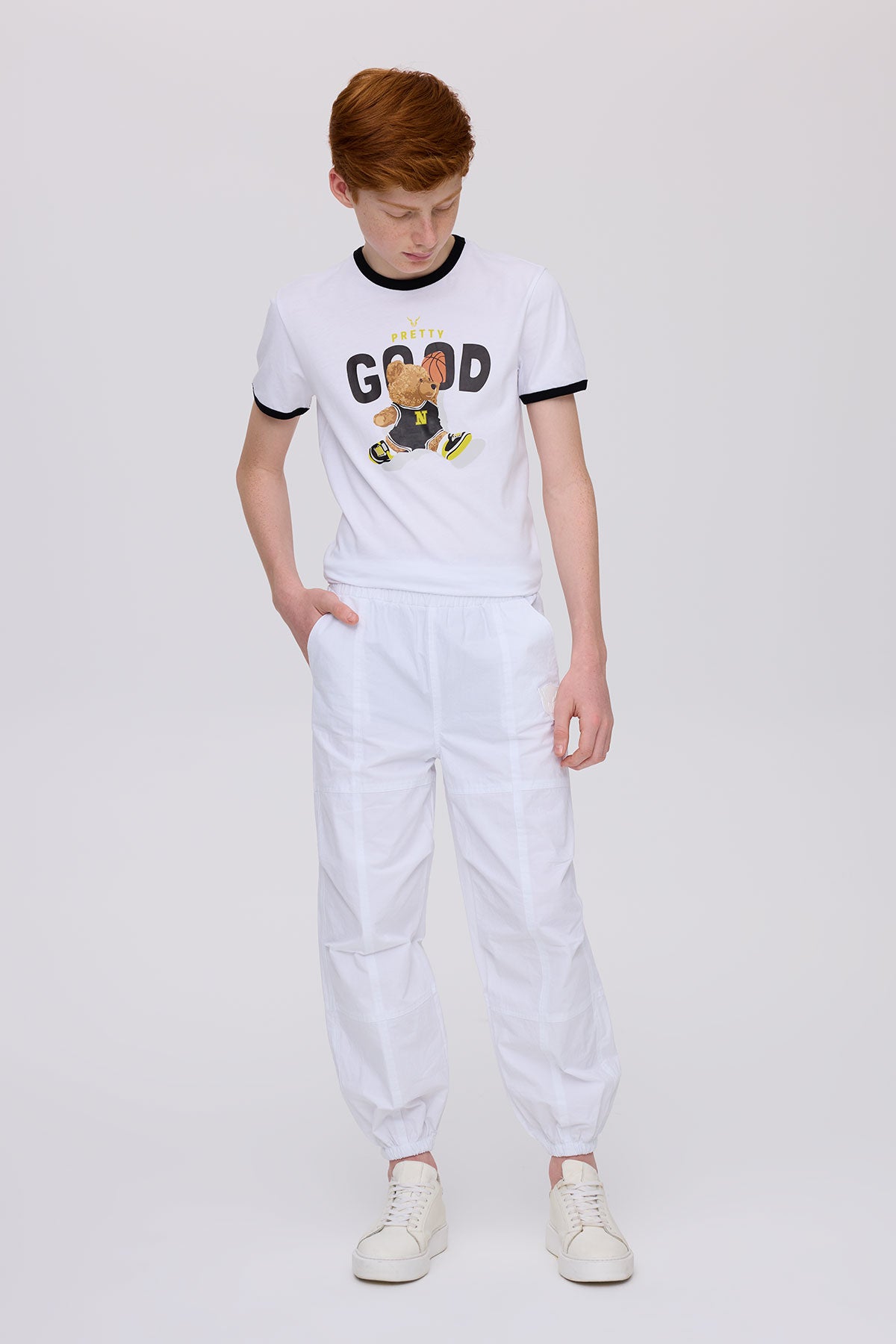 Boy White Trousers